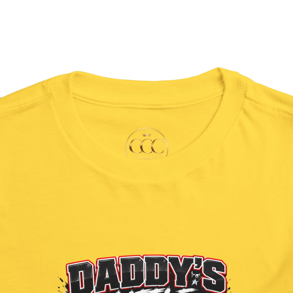 Daddy's Little Buddy Toddler Tee - Monster Truck Adventure Graphic Shirt