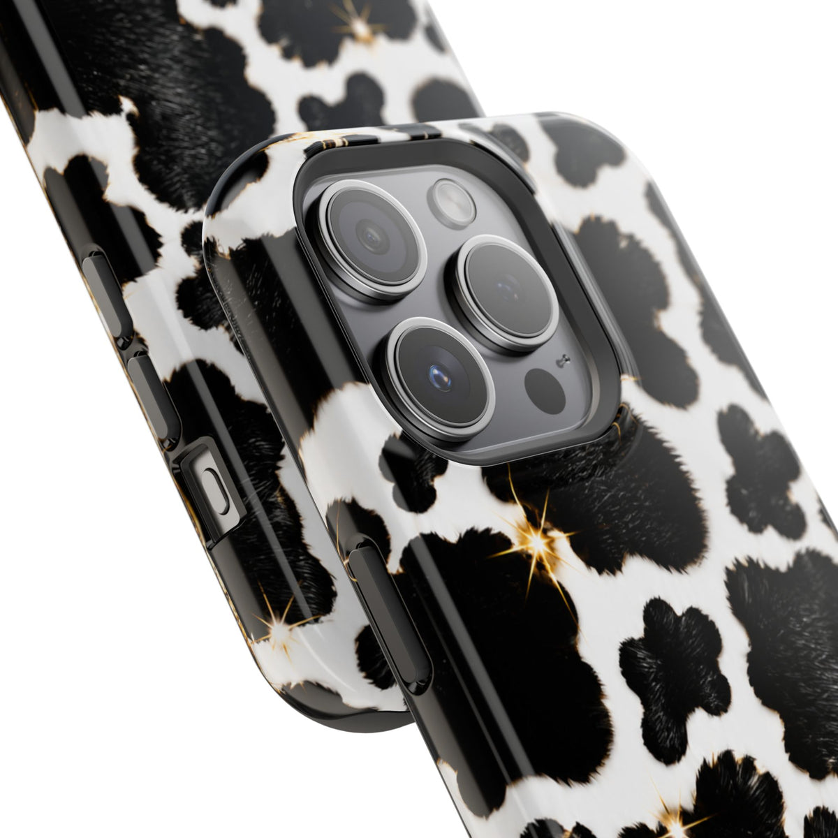 Cow Print Magnetic Impact-Resistant Phone Case