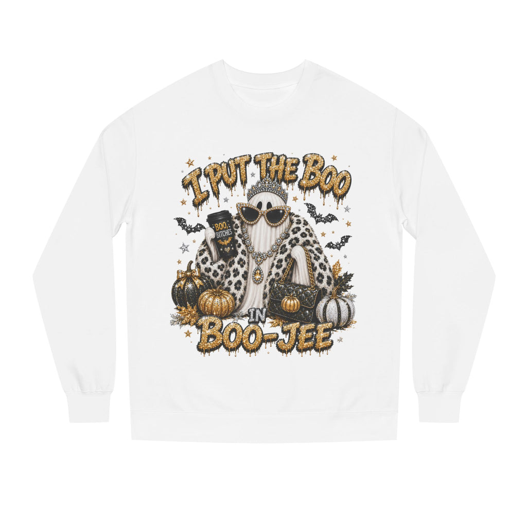 I Put the Boo in Boo-Jee Halloween Sweatshirt | Sassy Ghost Crewneck