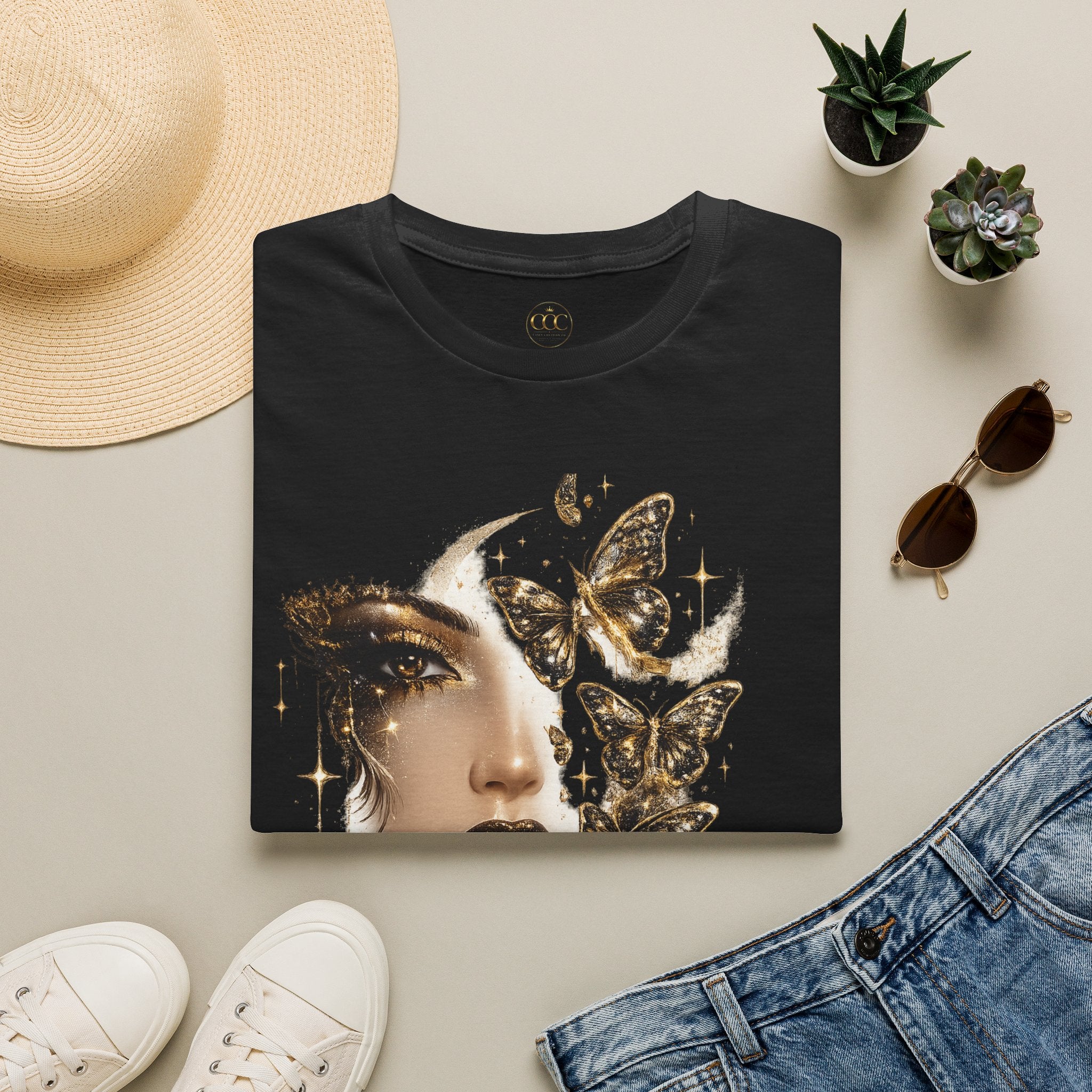 Celestial Butterfly Goddess Tee