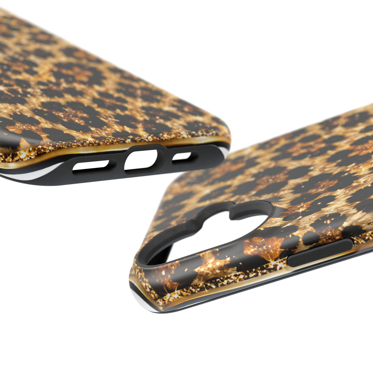 Leopard Print Magnetic Impact-Resistant Phone Case