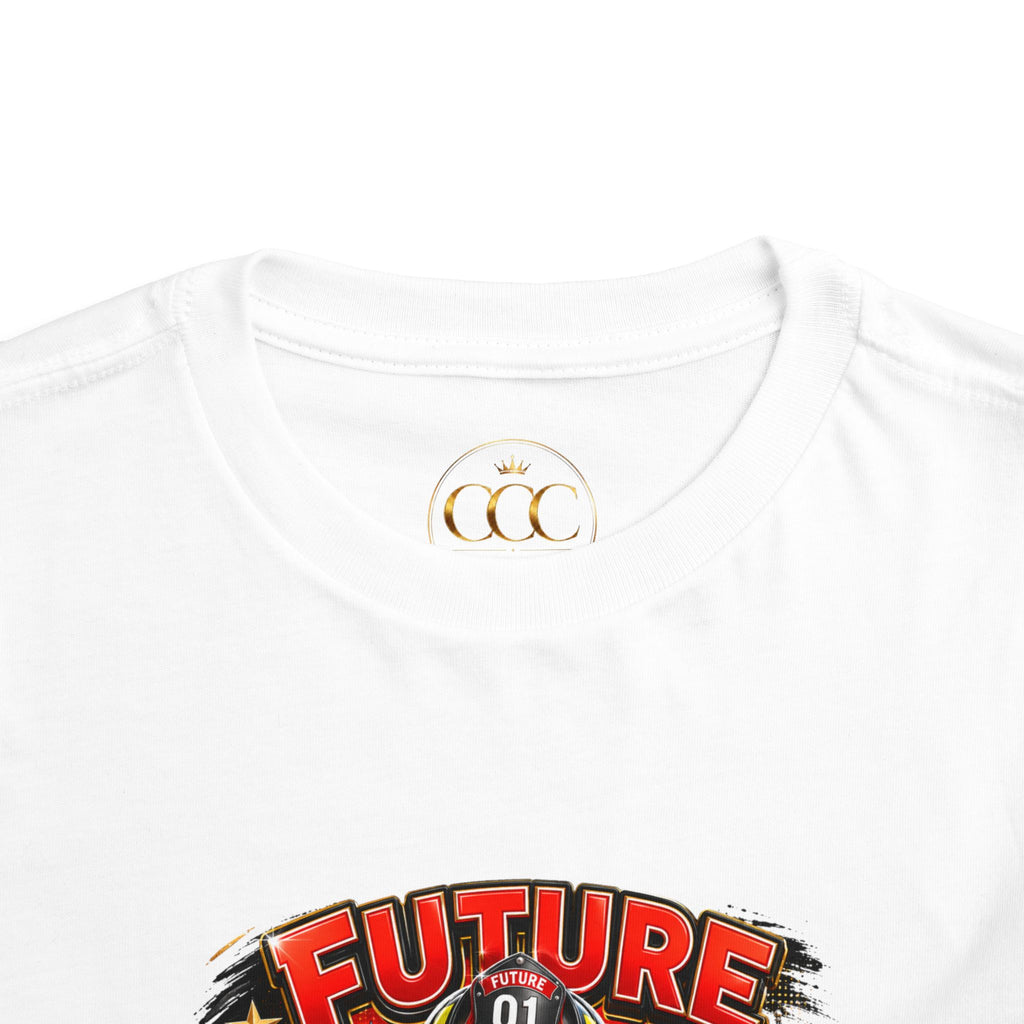 Future Firefighter Toddler Tee - Cute Firetruck Graphic Kids Shirt