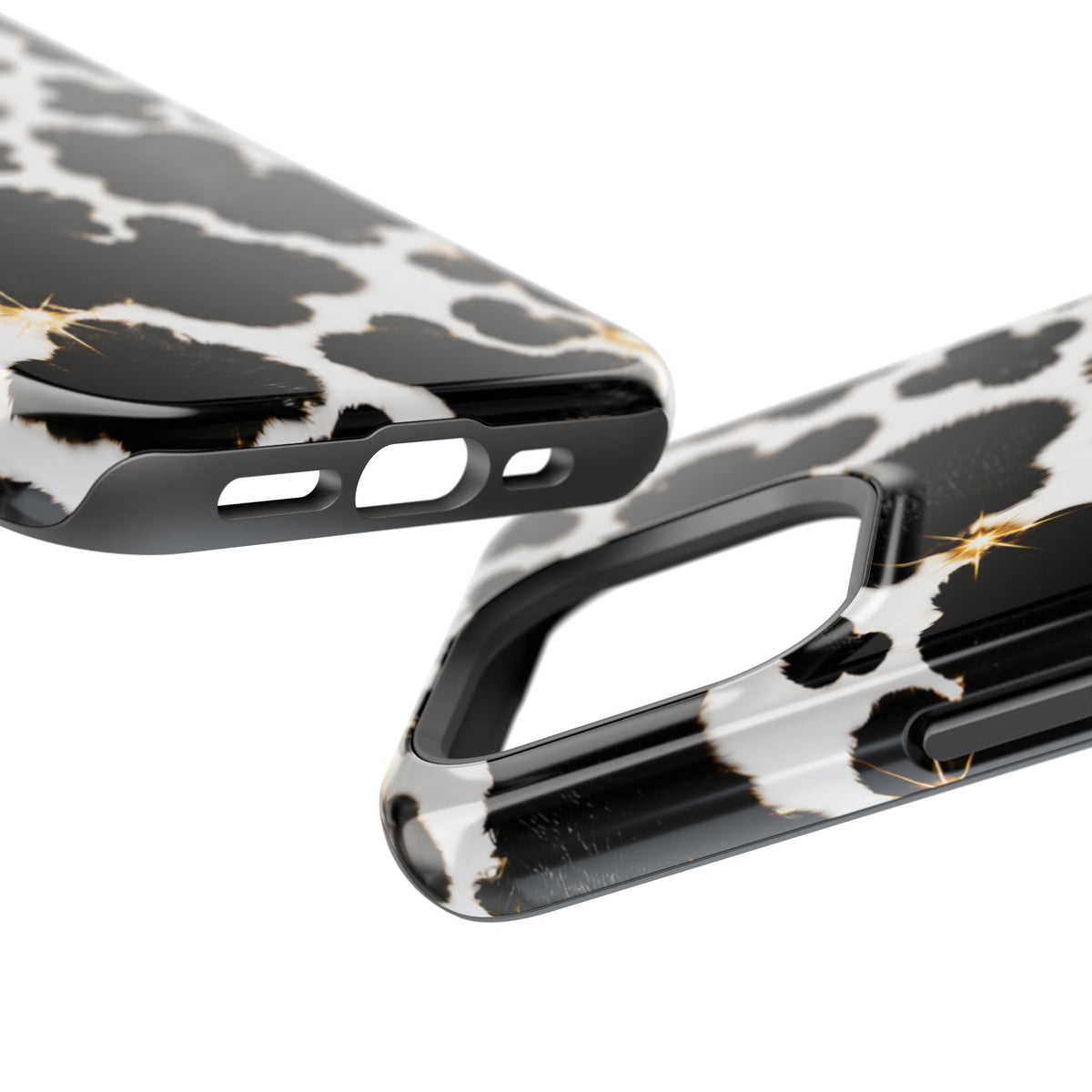 Cow Print Magnetic Impact-Resistant Phone Case