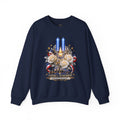 Womens — "America Remembers" 9/11 Tribute Design with Twin Beams & White Roses