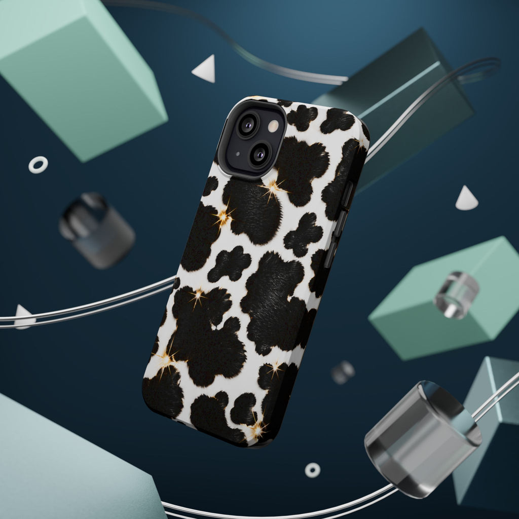Cow Print Magnetic Impact-Resistant Phone Case
