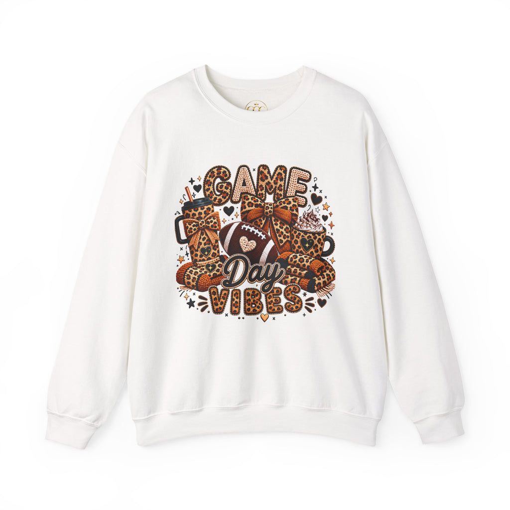 Crewneck Sweatshirt — Same Day Vibes Leopard Print Gift