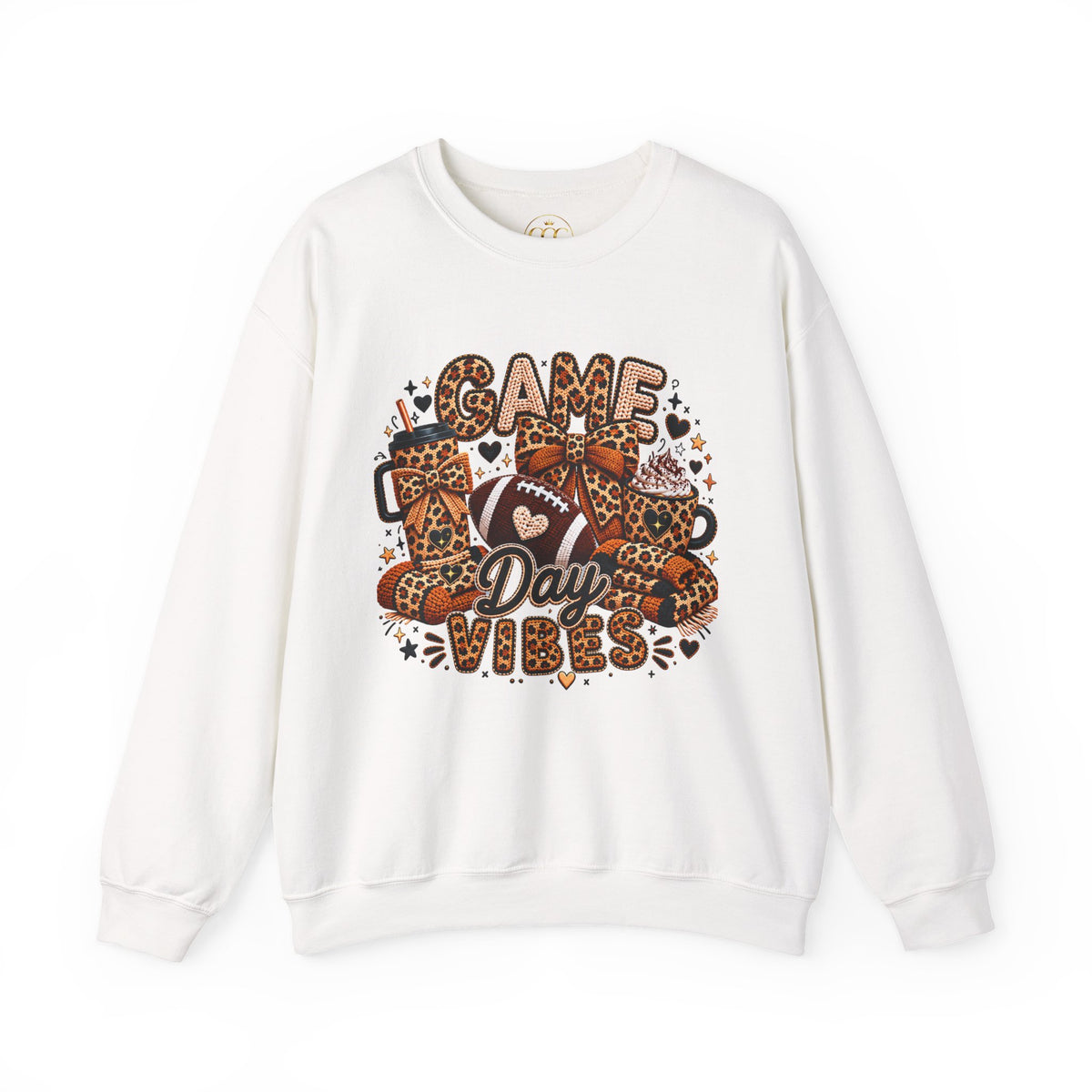 Crewneck Sweatshirt — Same Day Vibes Leopard Print Gift