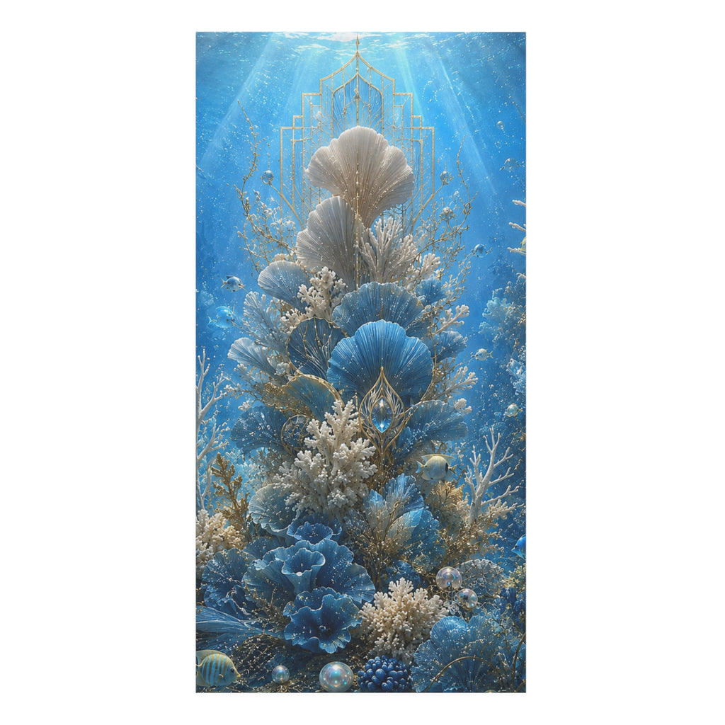 Oceanic Shell Garden Beach Towel