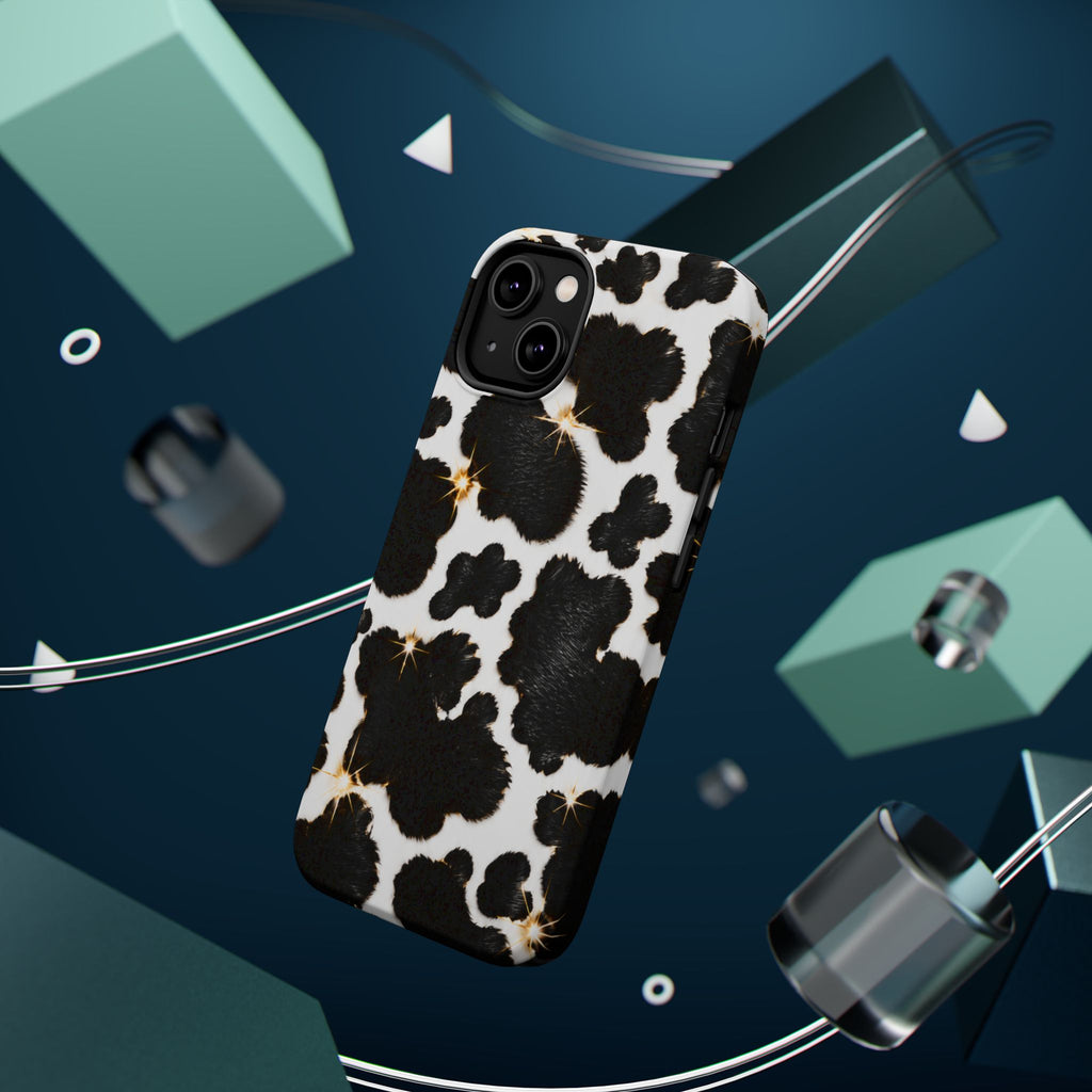 Cow Print Magnetic Impact-Resistant Phone Case