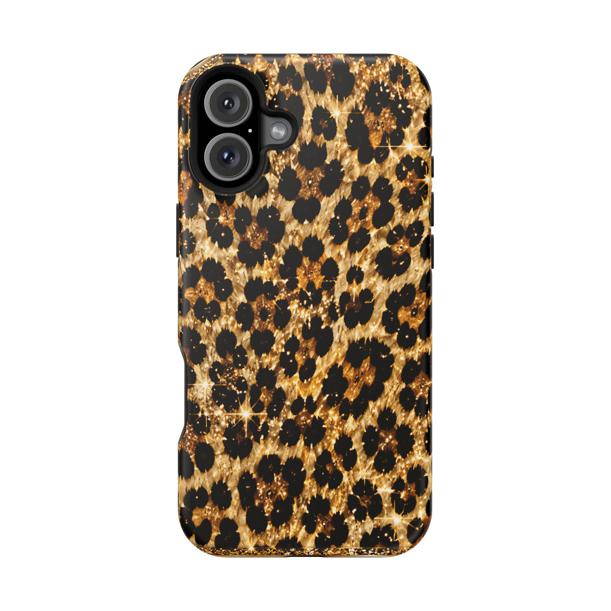 Leopard Print Magnetic Impact-Resistant Phone Case