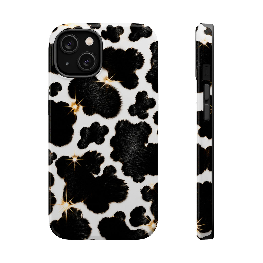 Cow Print Magnetic Impact-Resistant Phone Case