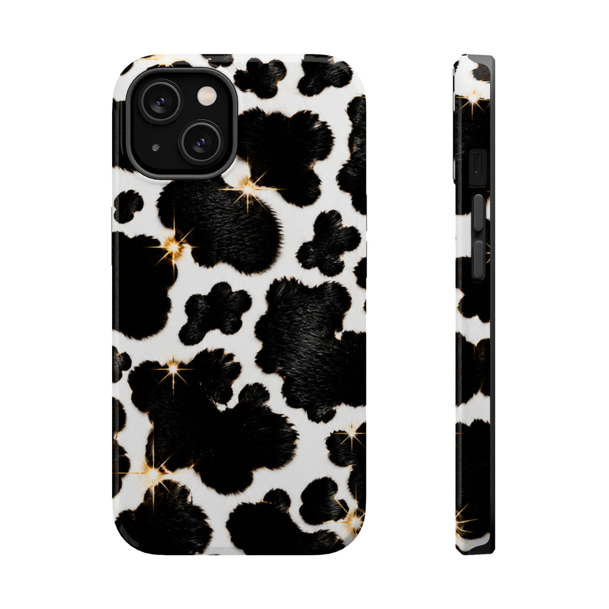 Cow Print Magnetic Impact-Resistant Phone Case