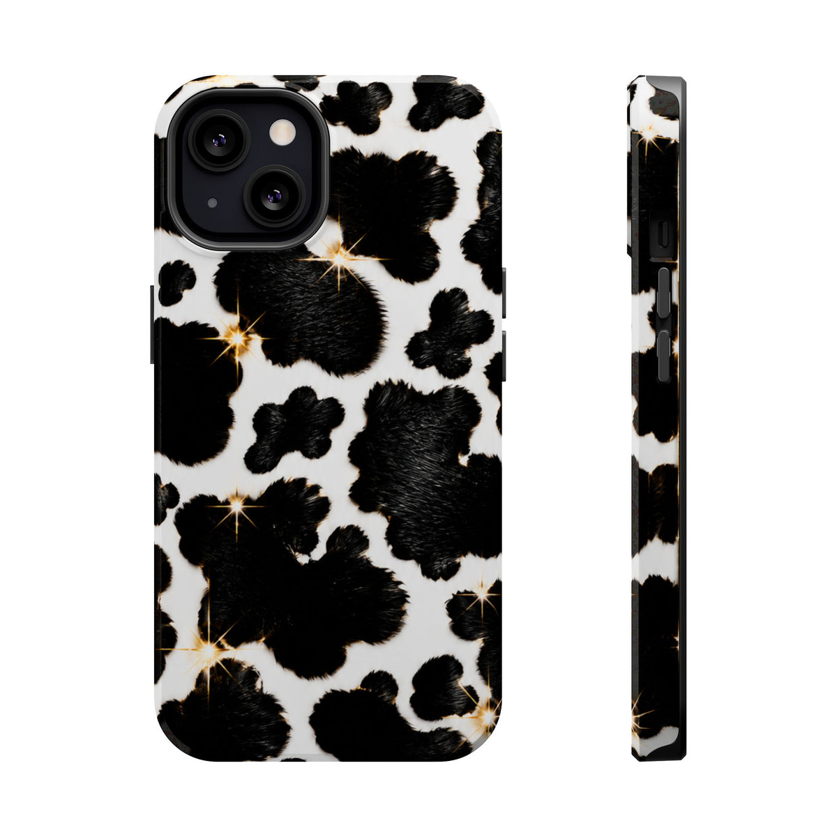 Cow Print Magnetic Impact-Resistant Phone Case