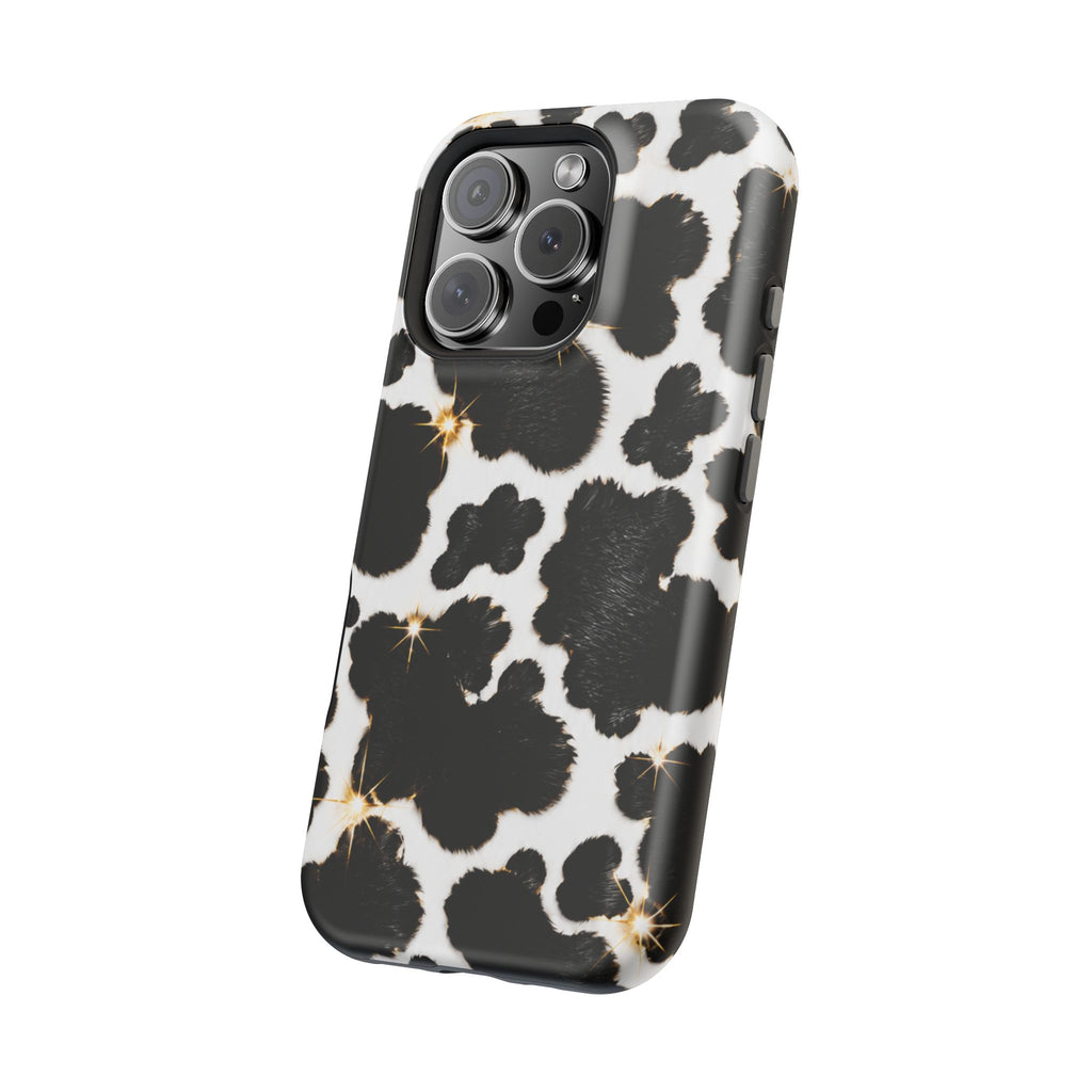 Cow Print Magnetic Impact-Resistant Phone Case