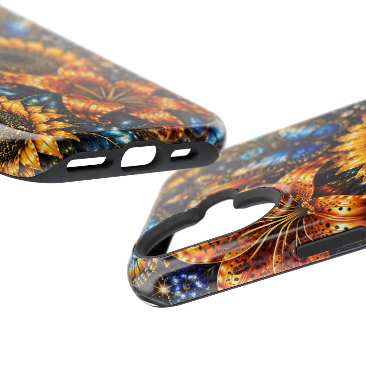 Sunflower & Blue Butterfly Magnetic Impact Phone Case