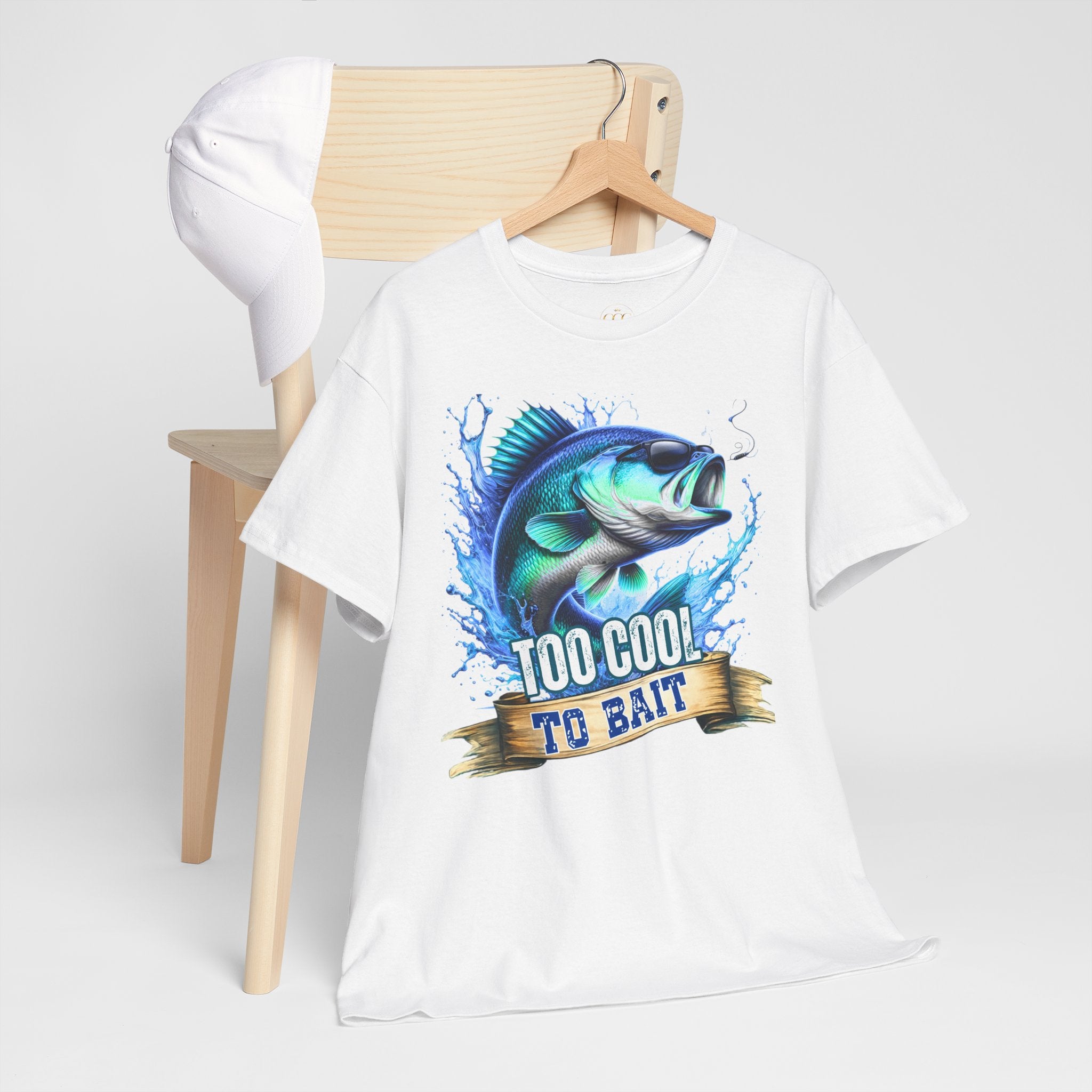 Too Cool Too Bait - Unisex Heavy Cotton Tee