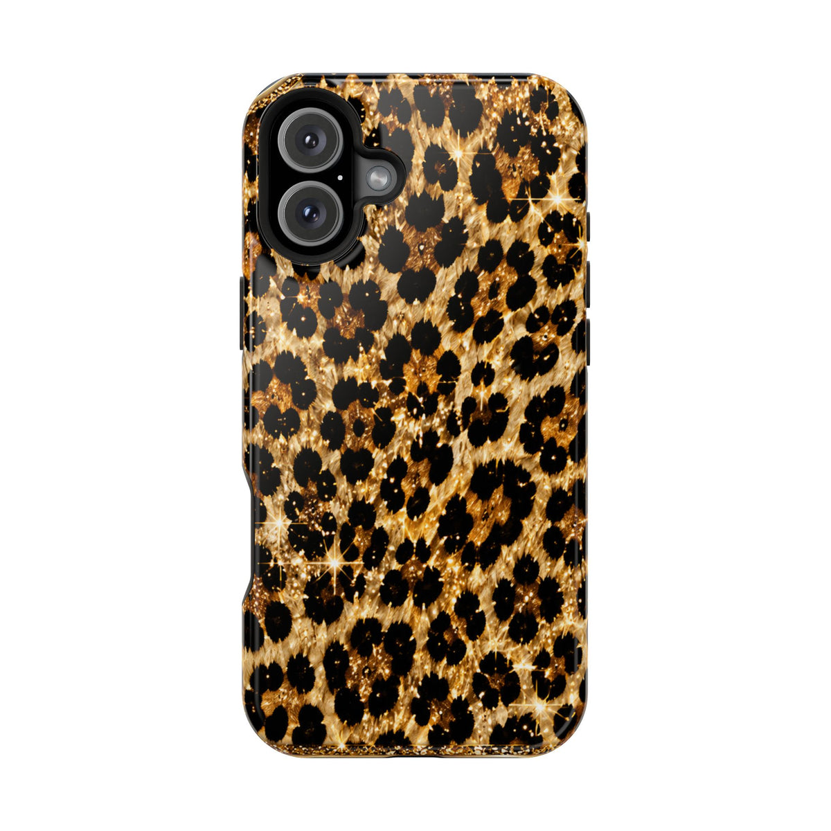 Leopard Print Magnetic Impact-Resistant Phone Case