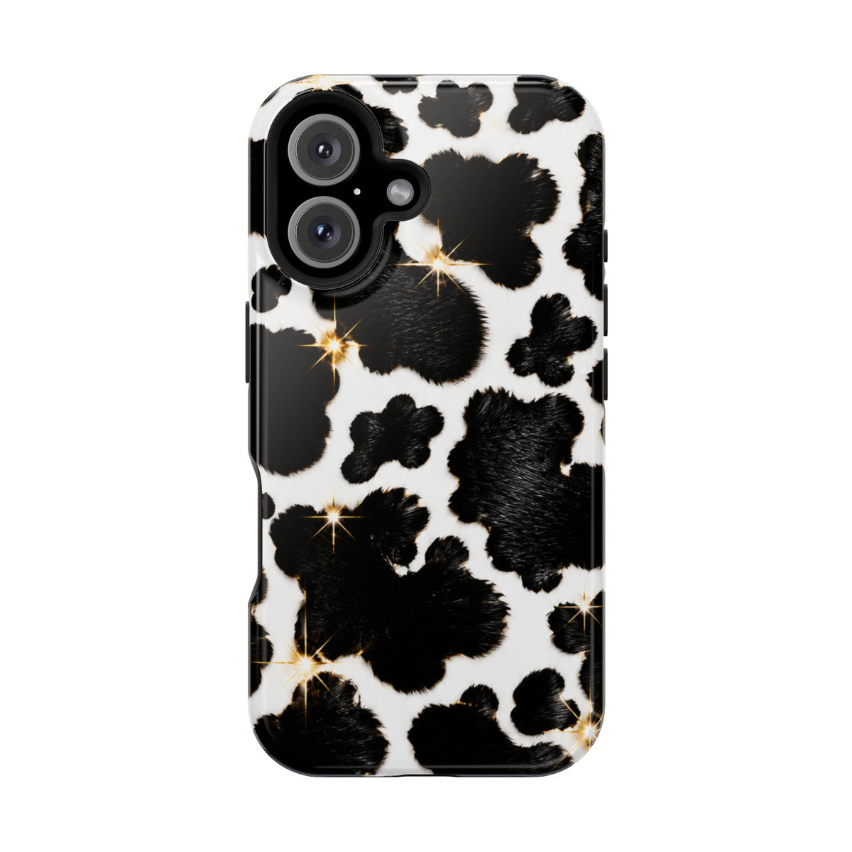 Cow Print Magnetic Impact-Resistant Phone Case