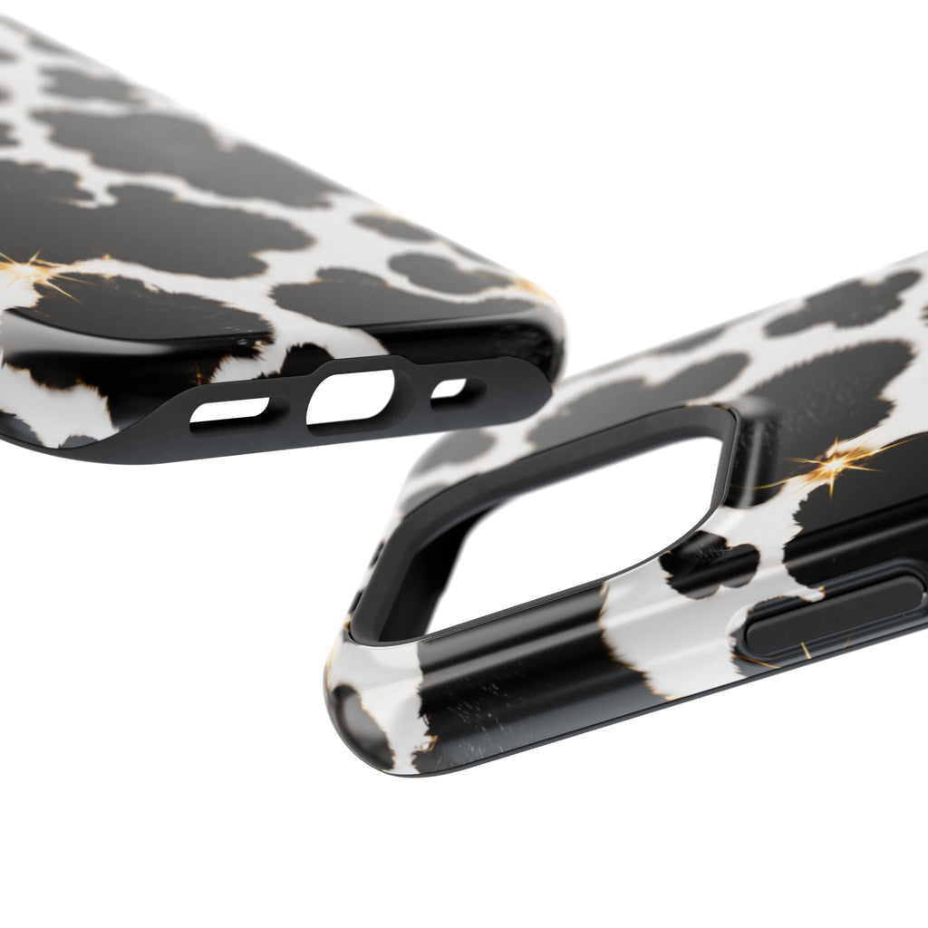 Cow Print Magnetic Impact-Resistant Phone Case