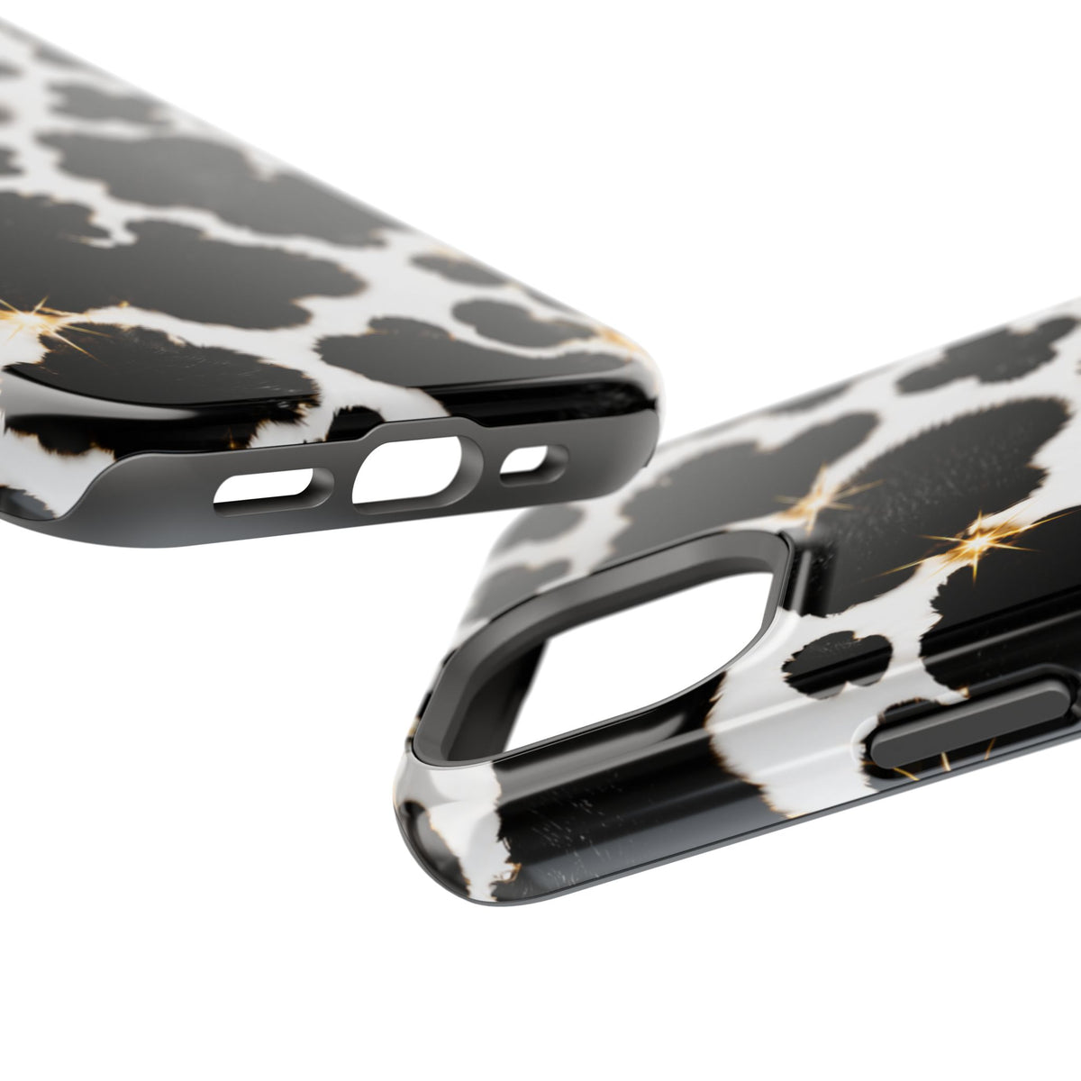 Cow Print Magnetic Impact-Resistant Phone Case