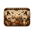 Hey There Boo Bath Mat | Rustic Plaid Halloween Bathroom Decor
