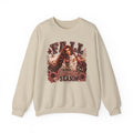 Fall Pumpkin Season Crewneck Sweatshirt — Autumn Girl & Pumpkin Graphic