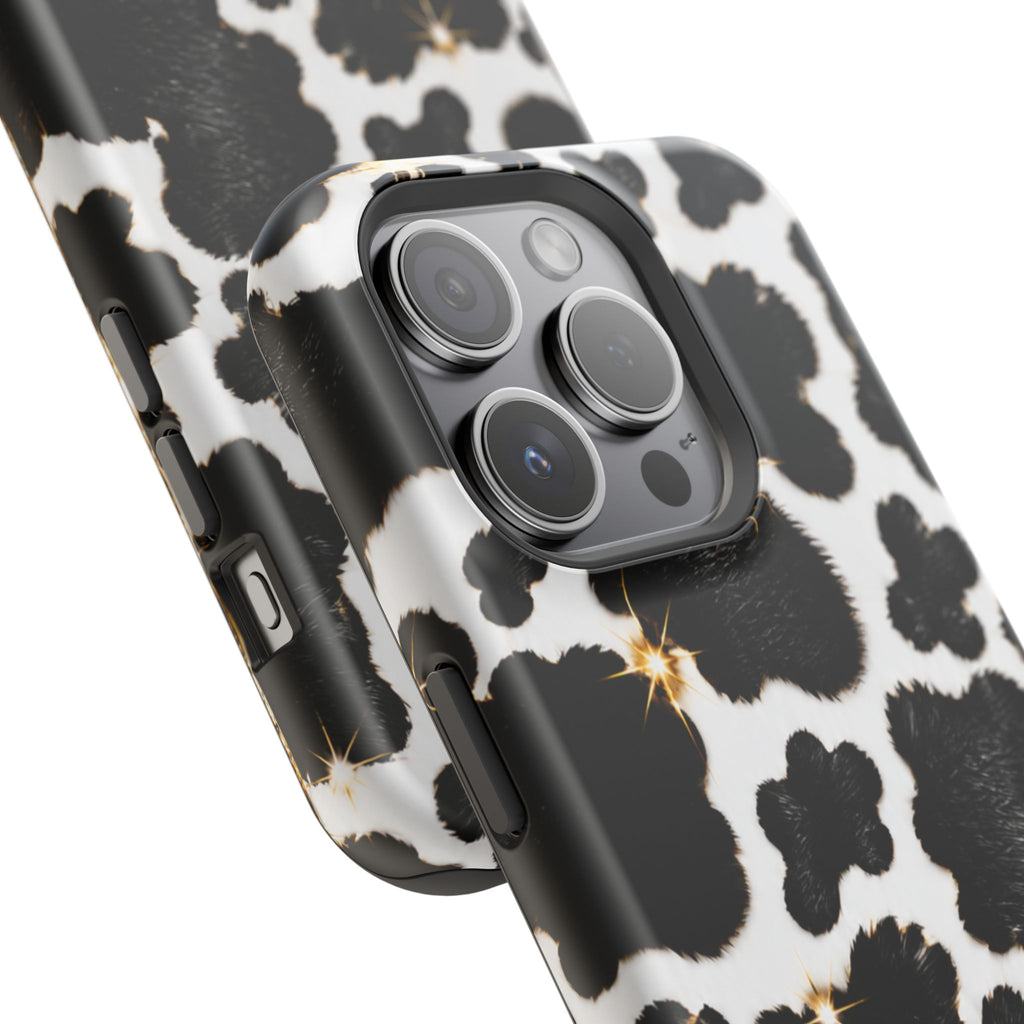 Cow Print Magnetic Impact-Resistant Phone Case
