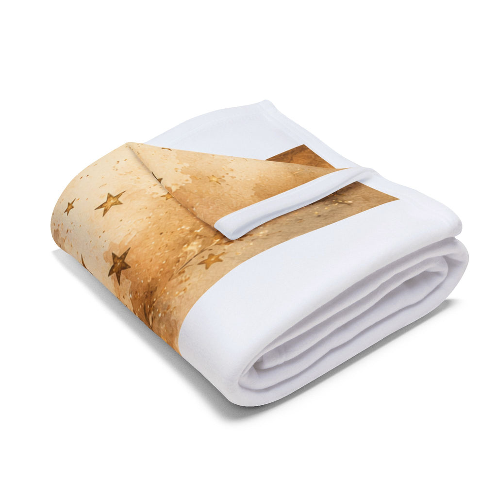 Personalized Dog Fleece Blanket — “A Home Is Not a Home Without Your Furr Baby” (Sunflower German Shepherd/Boxer))