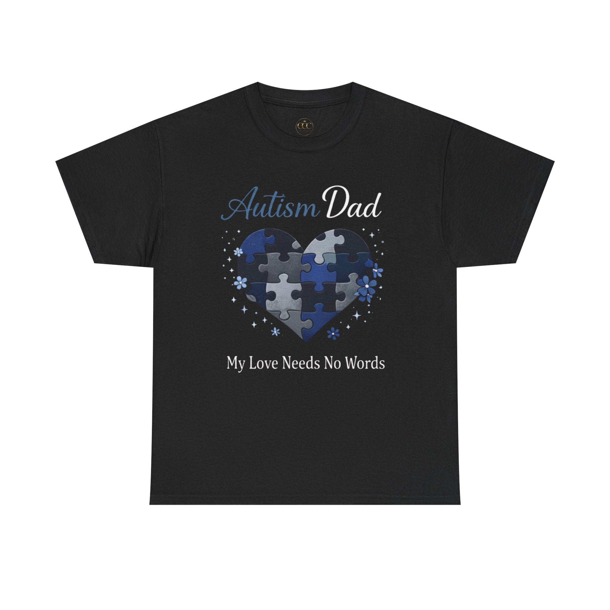 Autism Dad My Love Needs No Words Tee