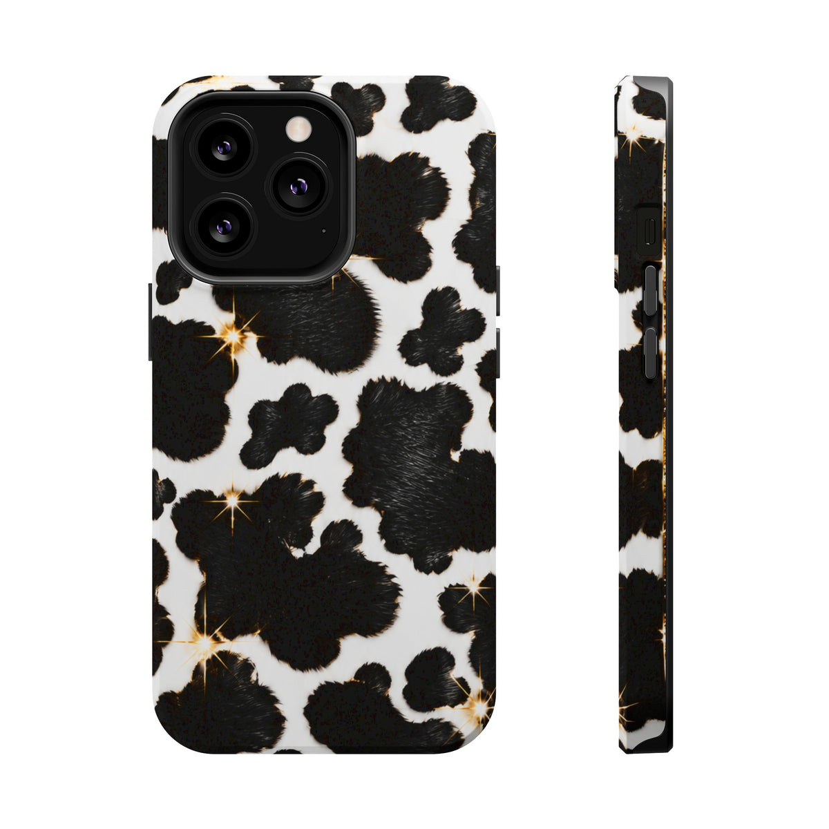 Cow Print Magnetic Impact-Resistant Phone Case