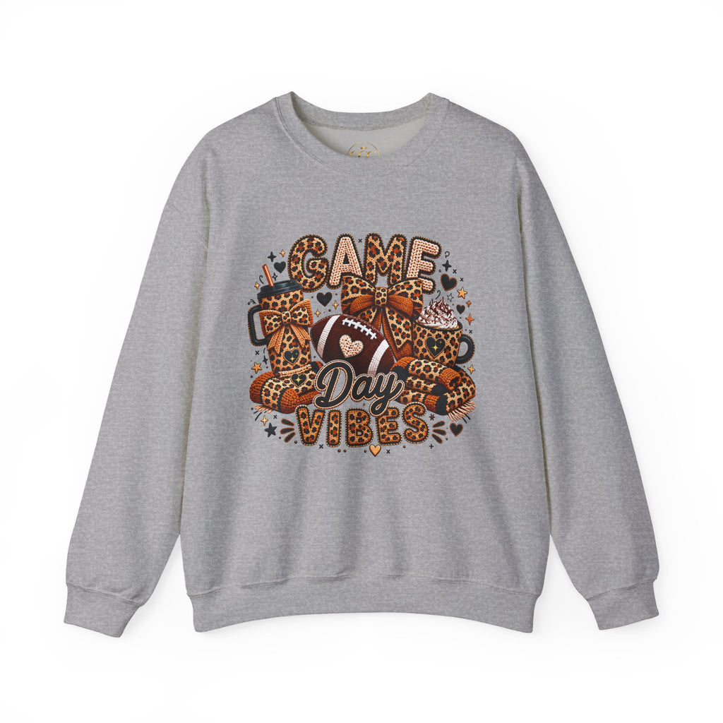 Crewneck Sweatshirt — Same Day Vibes Leopard Print Gift