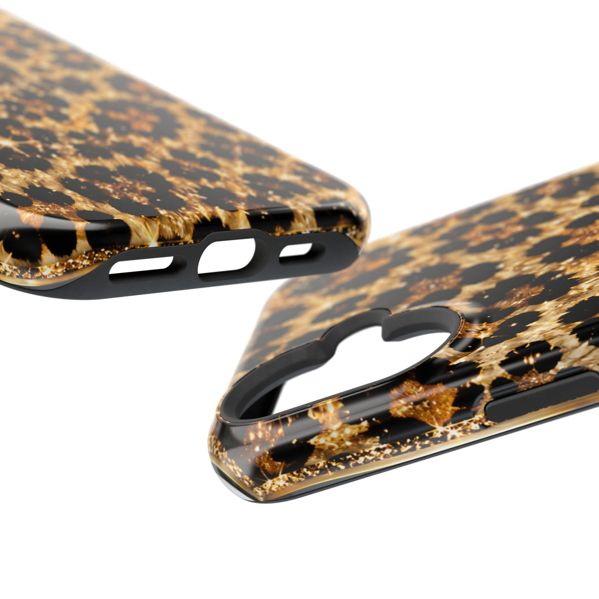 Leopard Print Magnetic Impact-Resistant Phone Case