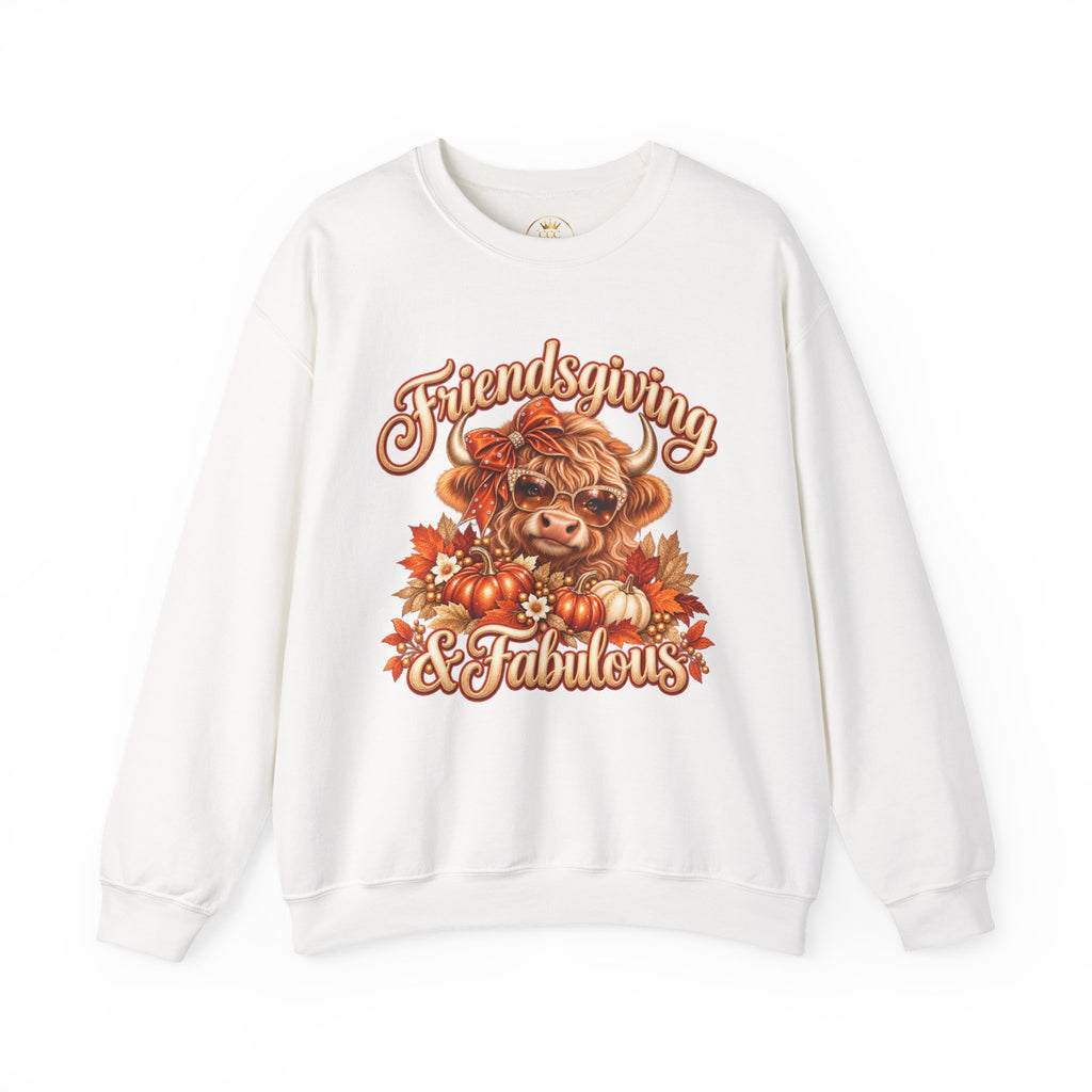 Friendsgiving and Fabulous Sweatshirt | Fall Graphic Crewneck
