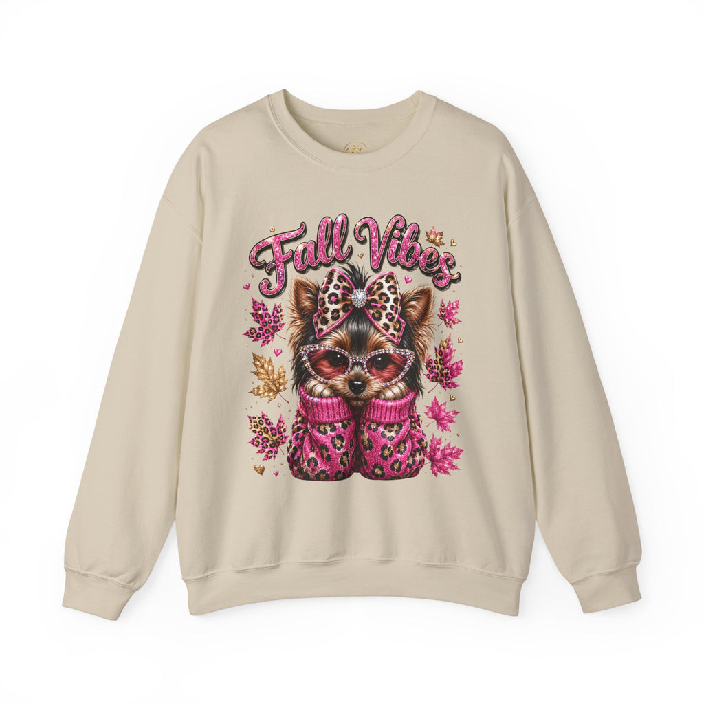 Fall Vibes Chihuahua Sweatshirt | Cute Dog Mom Fall Crewneck