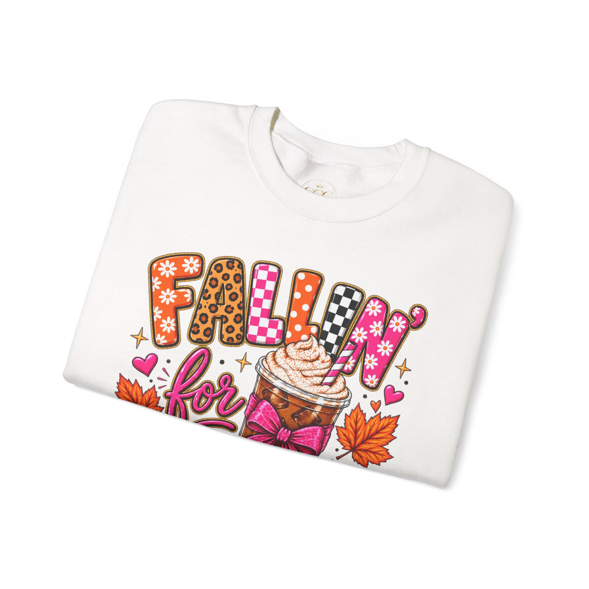 Fallin' for Coffee Crewneck Sweatshirt