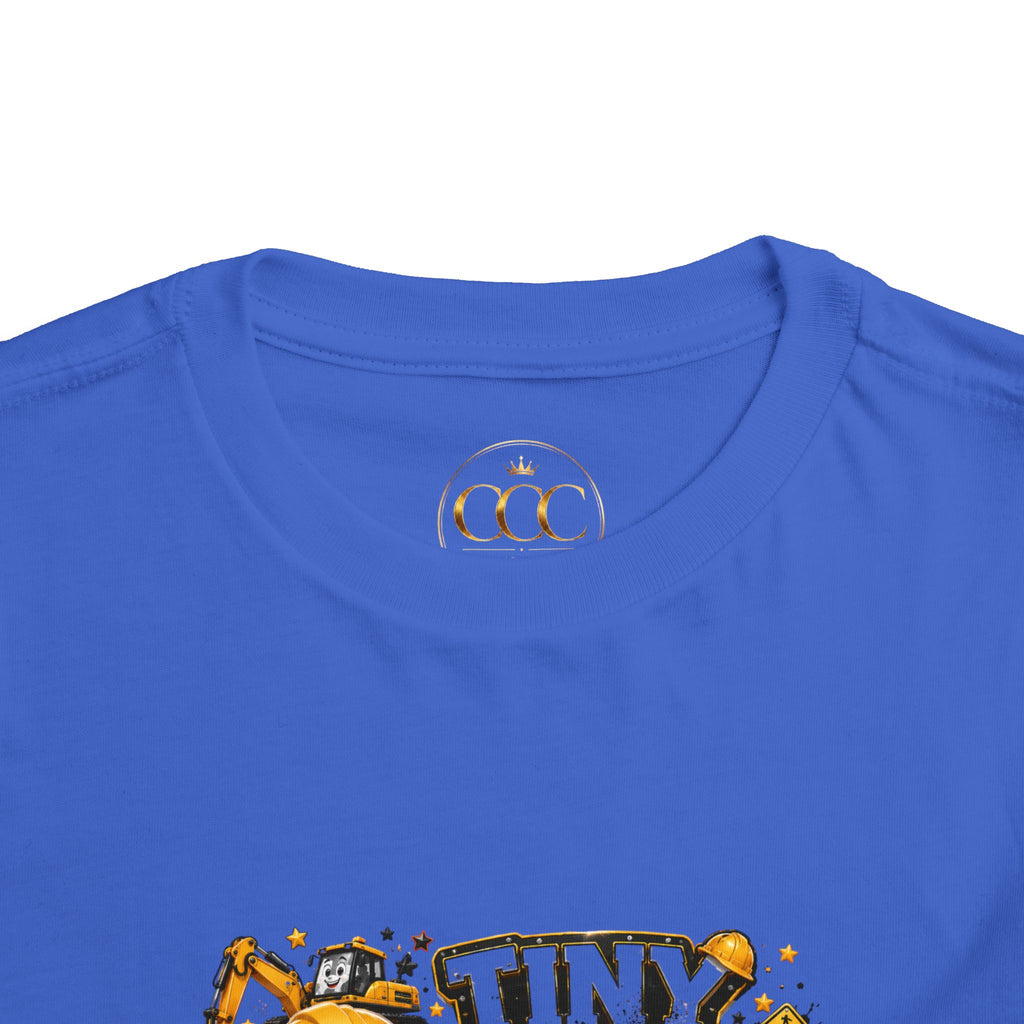 Tiny Dirt Boss Toddler Tee — Construction Crew Shirt for Kids