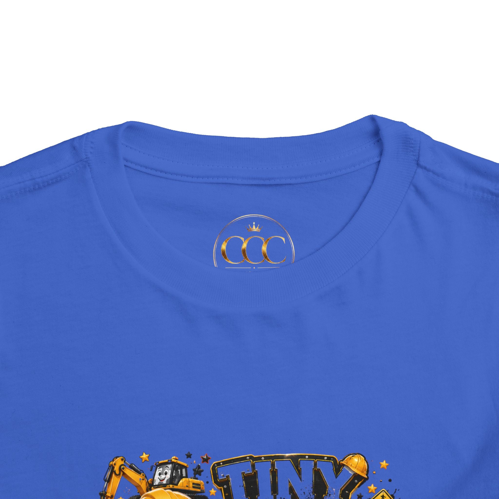 Tiny Dirt Boss Toddler Tee — Construction Crew Shirt for Kids