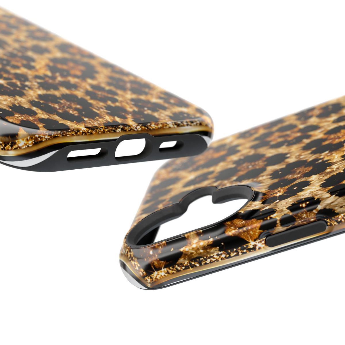 Leopard Print Magnetic Impact-Resistant Phone Case