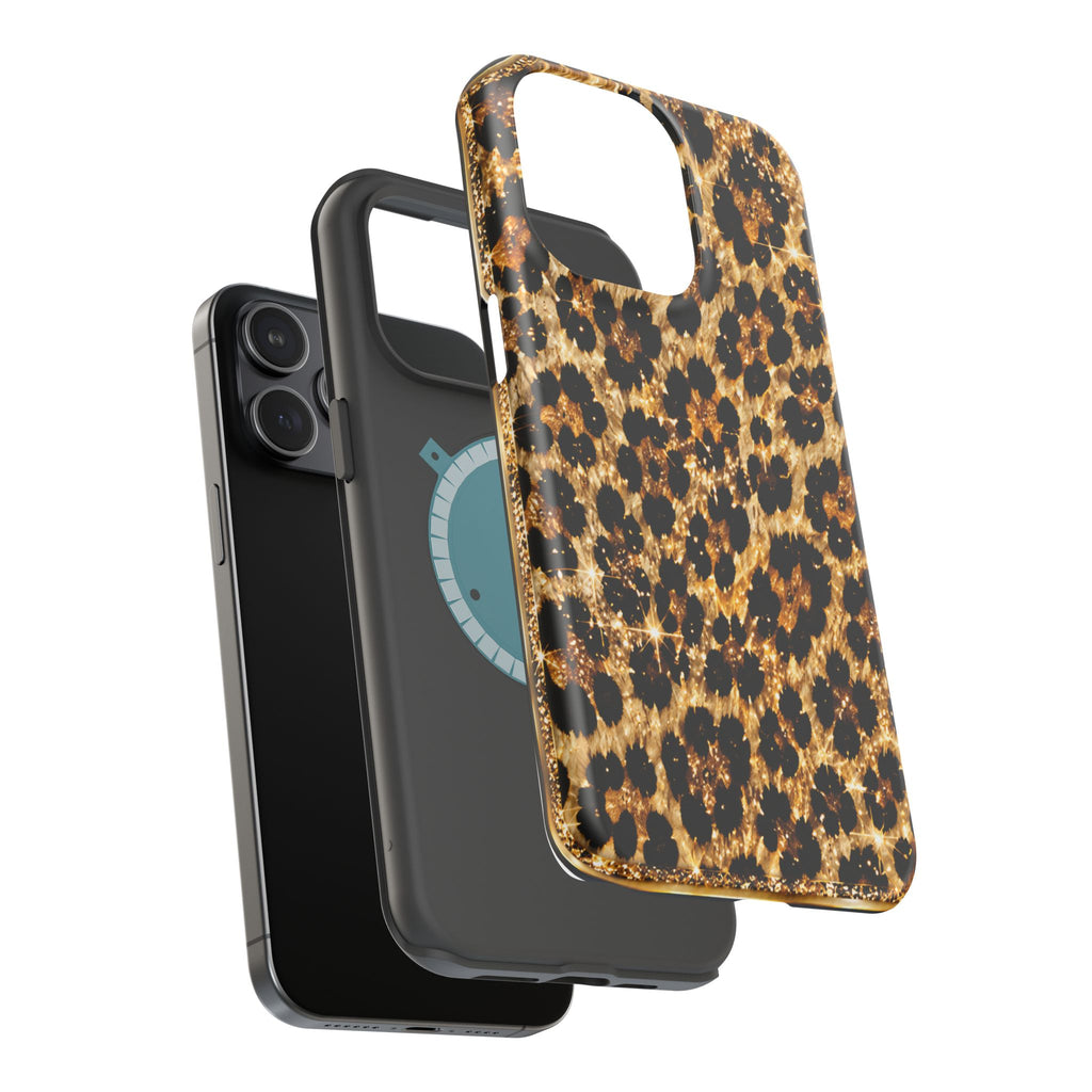 Leopard Print Magnetic Impact-Resistant Phone Case
