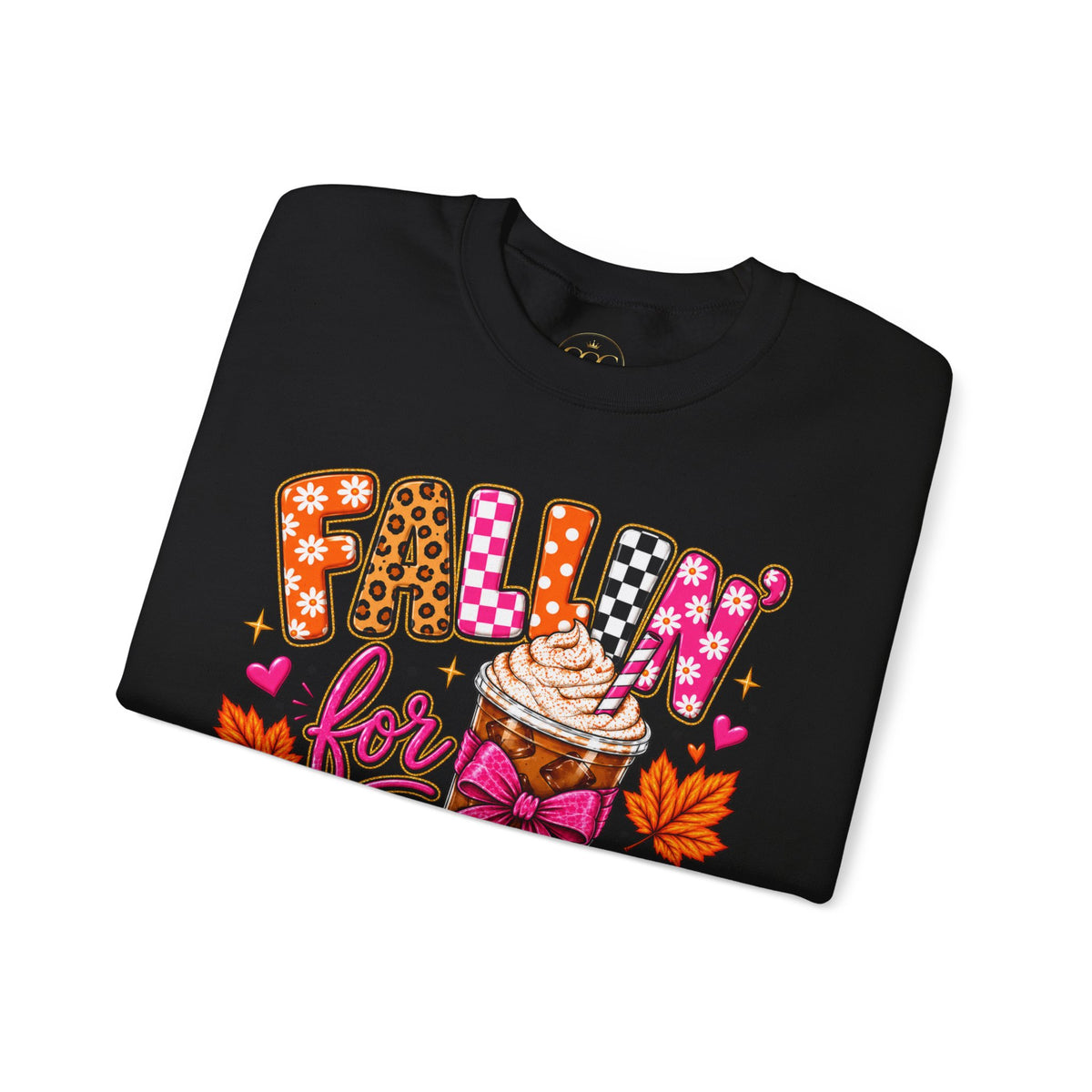 Fallin' for Coffee Crewneck Sweatshirt