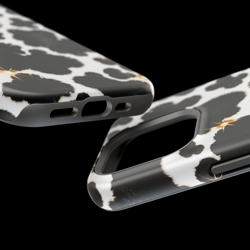 Cow Print Magnetic Impact-Resistant Phone Case