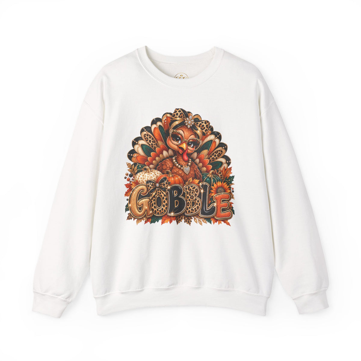 Thanksgiving 'Gobble' Turkey Crewneck Sweatshirt