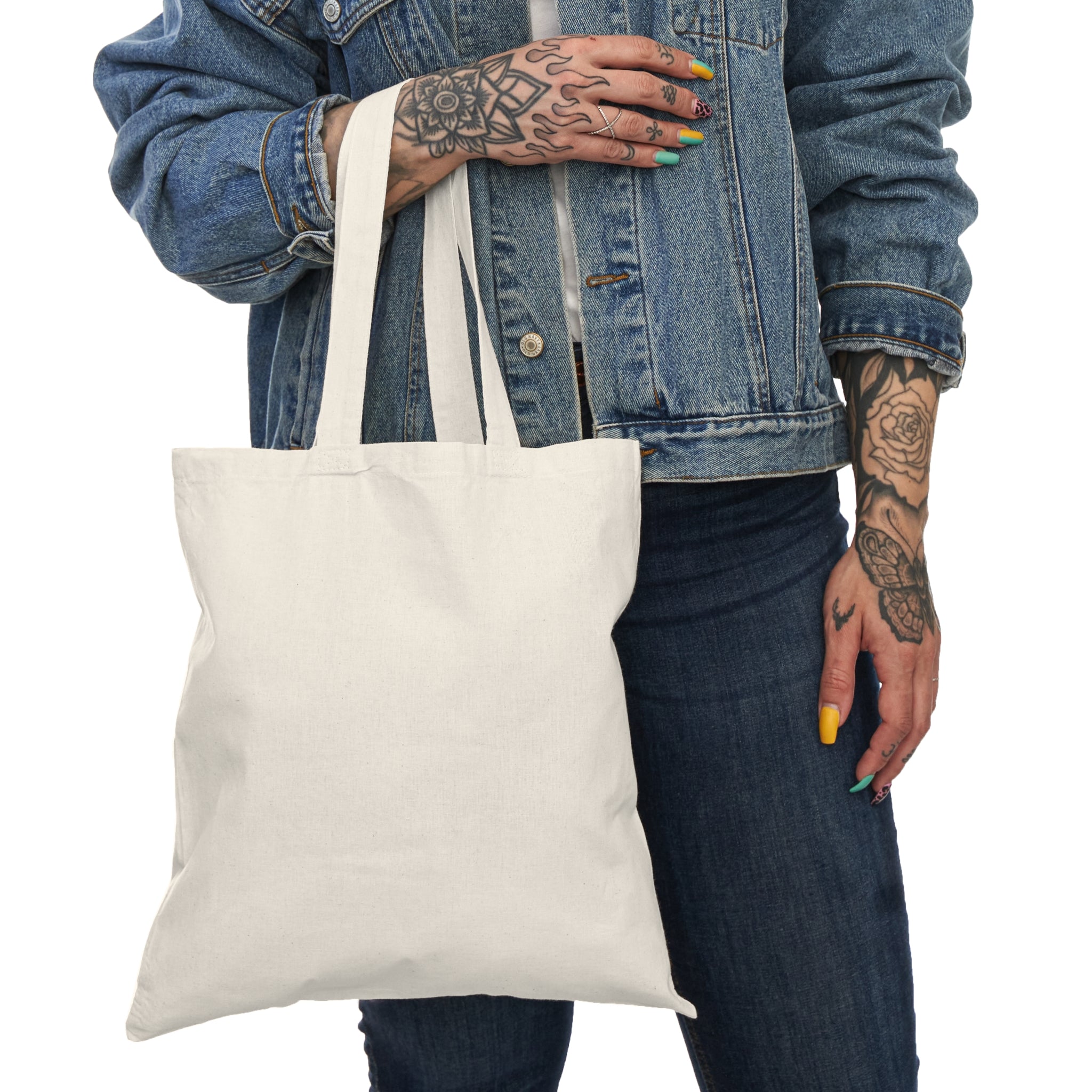 🌿 Plant Lover Tote Bag – Just a Girl Standing in Front of Her Plants Asking Them Not to Die