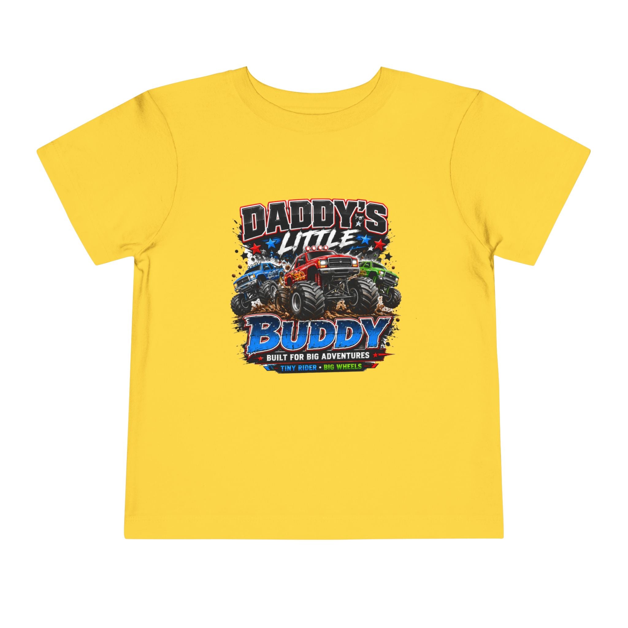 Daddy's Little Buddy Toddler Tee - Monster Truck Adventure Graphic Shirt