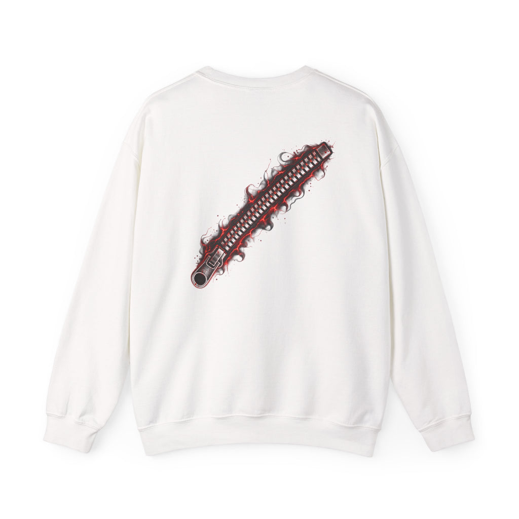 Vampire Zipper Men’s Sweatshirt | Front & Back Halloween Crewneck