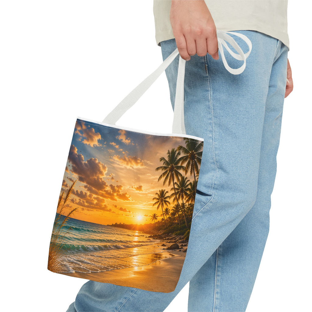 Rest • Relax • Recharge | AOP Tote Bag | Coastal Serenity Collection