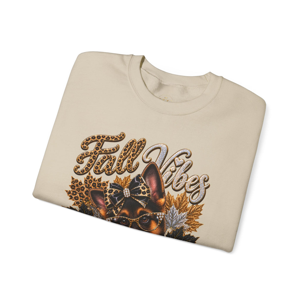 Fall Vibes German Shepherd Sweatshirt | Dog Mom Fall Crewneck