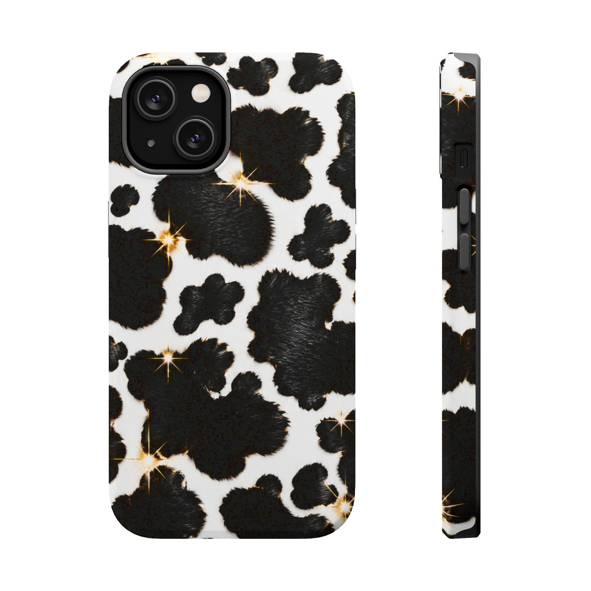 Cow Print Magnetic Impact-Resistant Phone Case