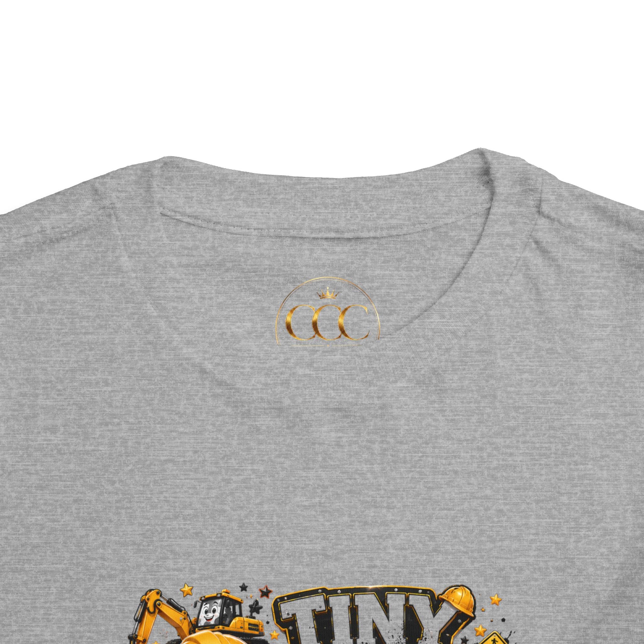 Tiny Dirt Boss Toddler Tee — Construction Crew Shirt for Kids
