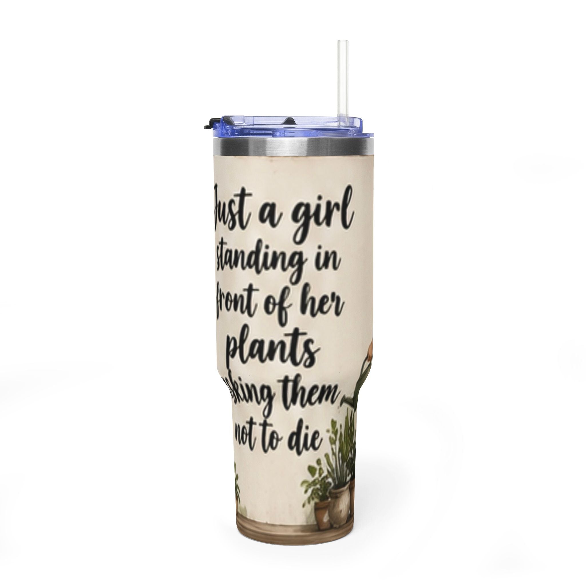 Plant Lover  40 oz  -Stainless Steel Tumbler,